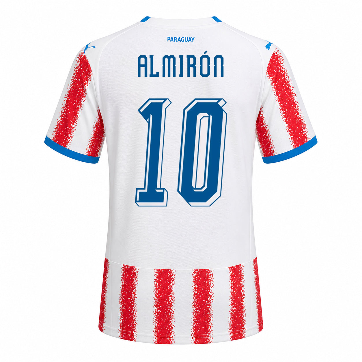 Puma Mens Paraguay Miguel Almiron Home Jersey 2026 (Puma Red/White)