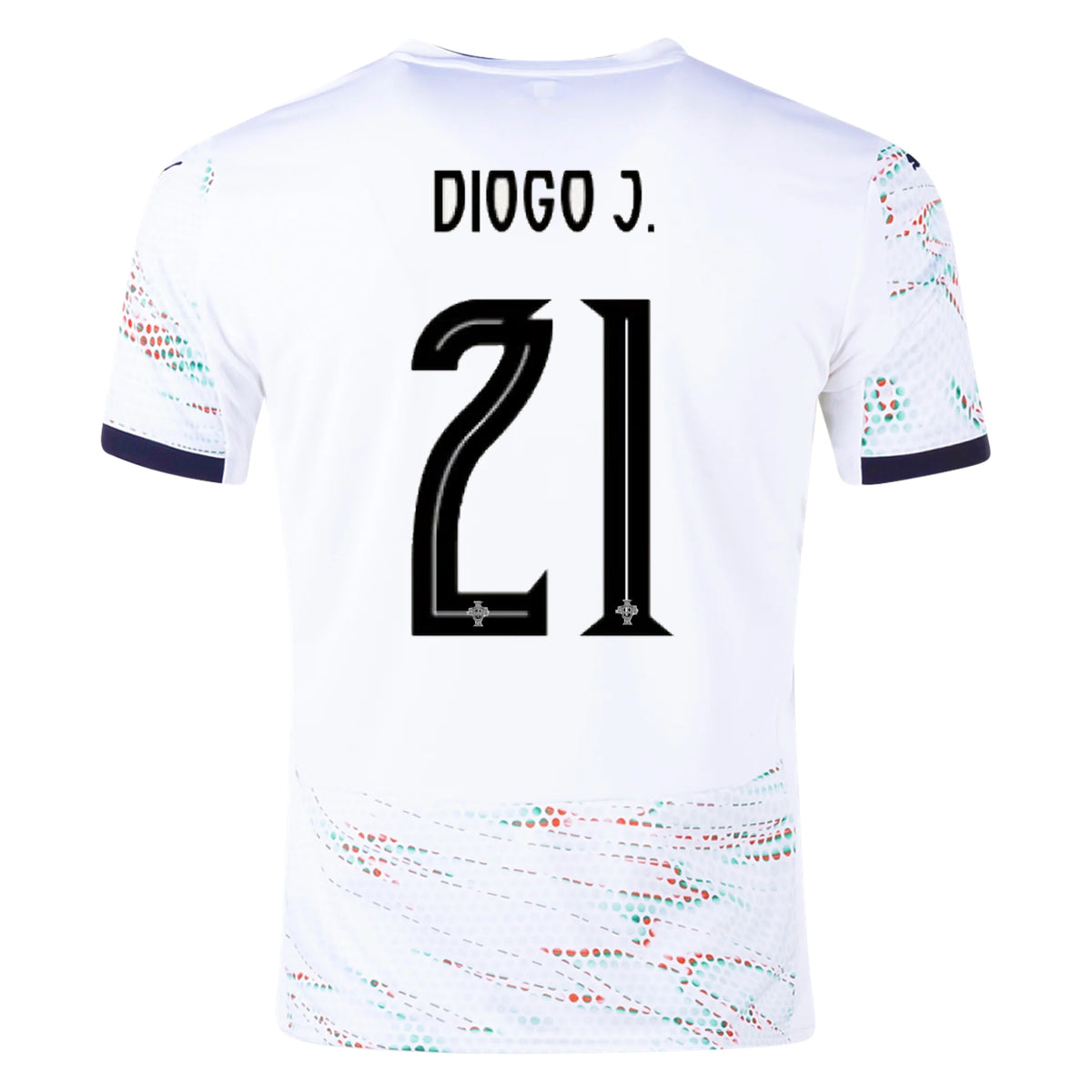 Puma Diego Jota Portugal Authentic Away Jersey 25/26 (Puma White/Puma Black)
