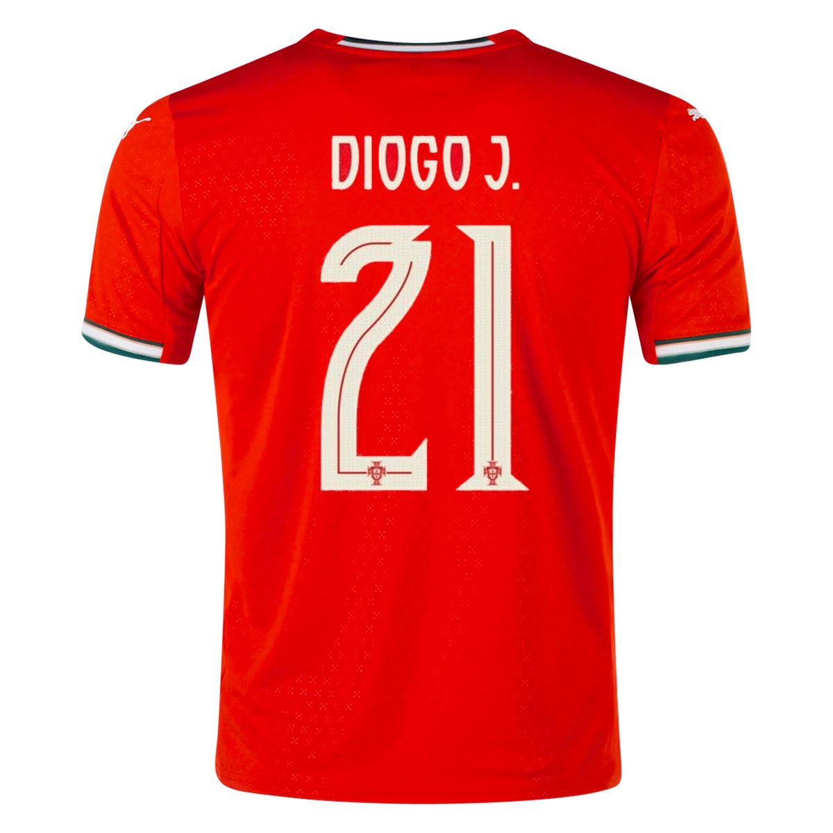 Puma Diogo Jota Portugal Home Jersey 25/26 (Sport Red/Sugared Almond)
