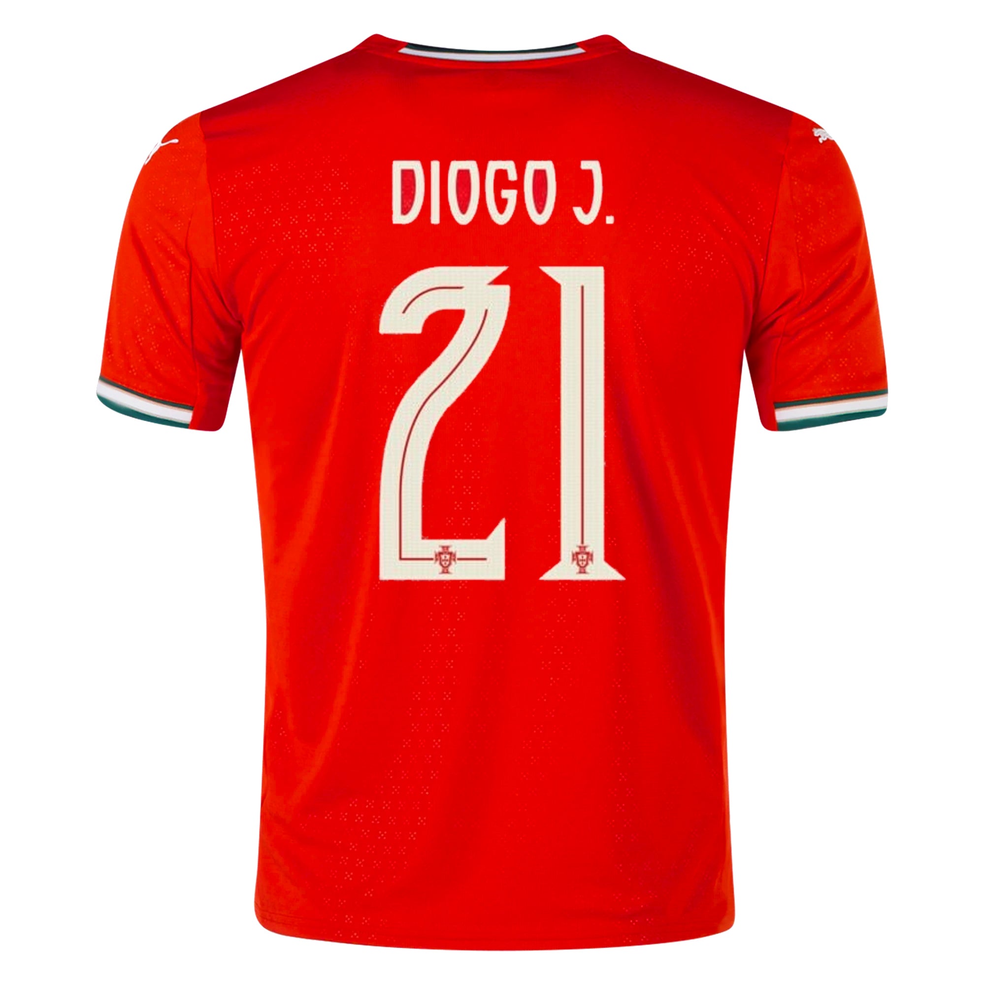 Puma Diogo Jota Portugal Home Jersey 25/26 (Sport Red/Sugared Almond)