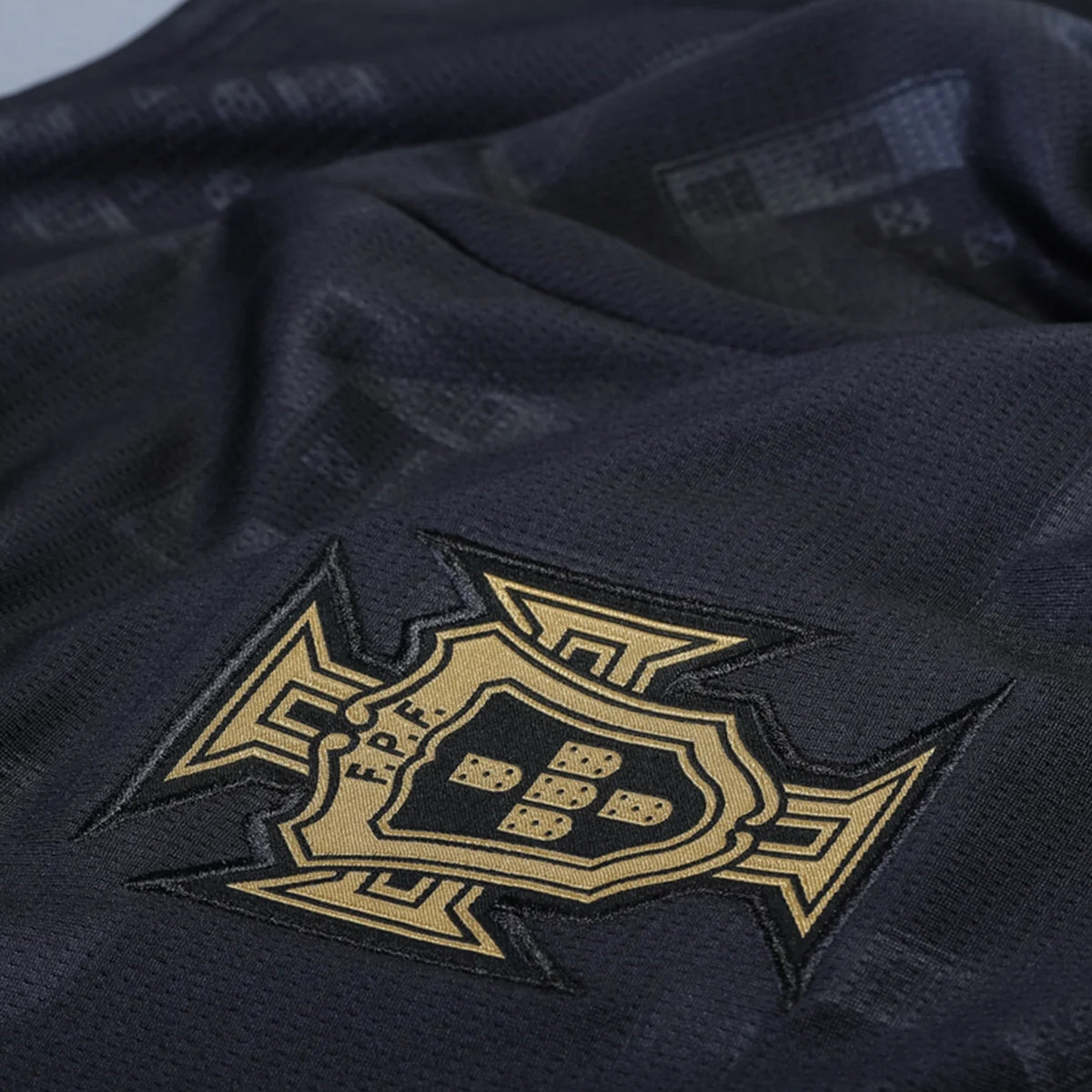 PUMA Youth Portugal Cristiano Ronaldo Special Edition Jersey 25/26 (Black/Gold)