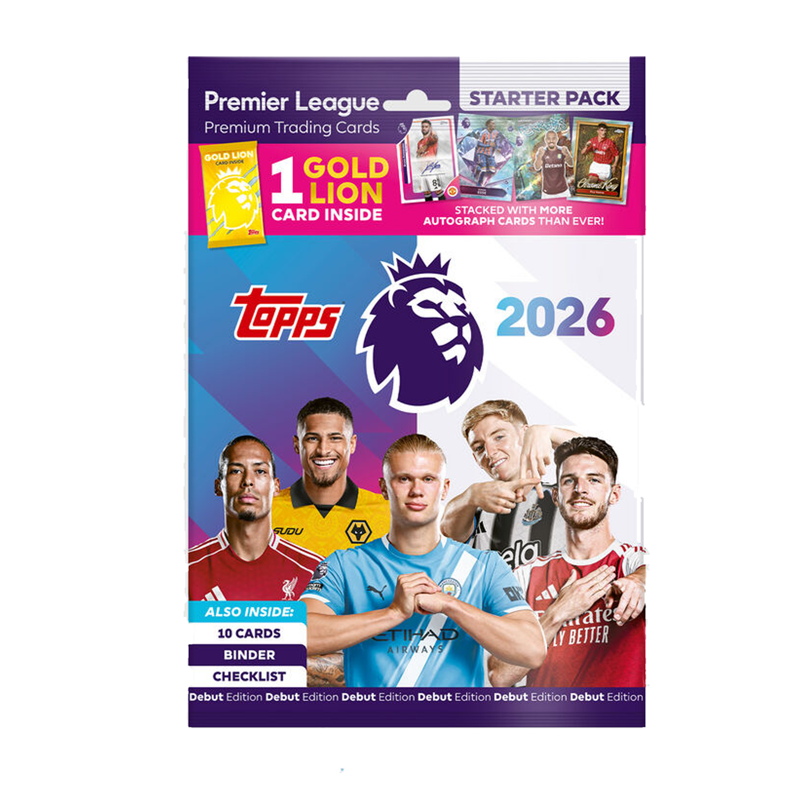 Topps Premier League Debut Edition Starter Pack Album 25/26