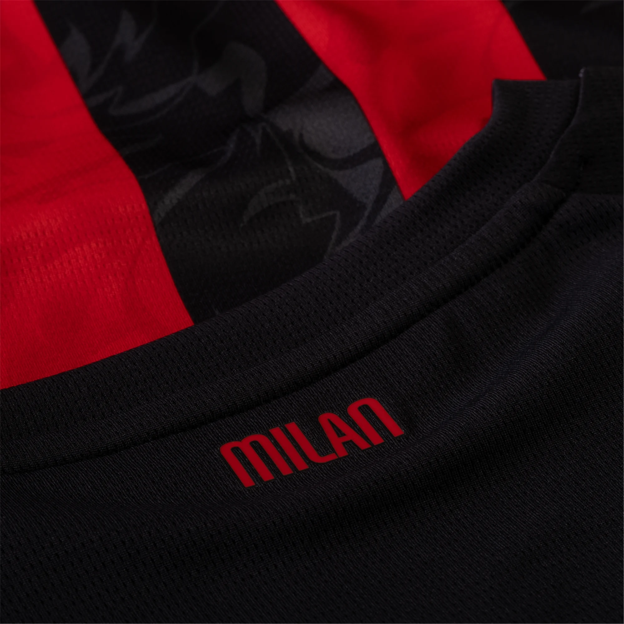 Puma AC Milan Long Sleeve Home Jersey 25/26 (Red/Black)