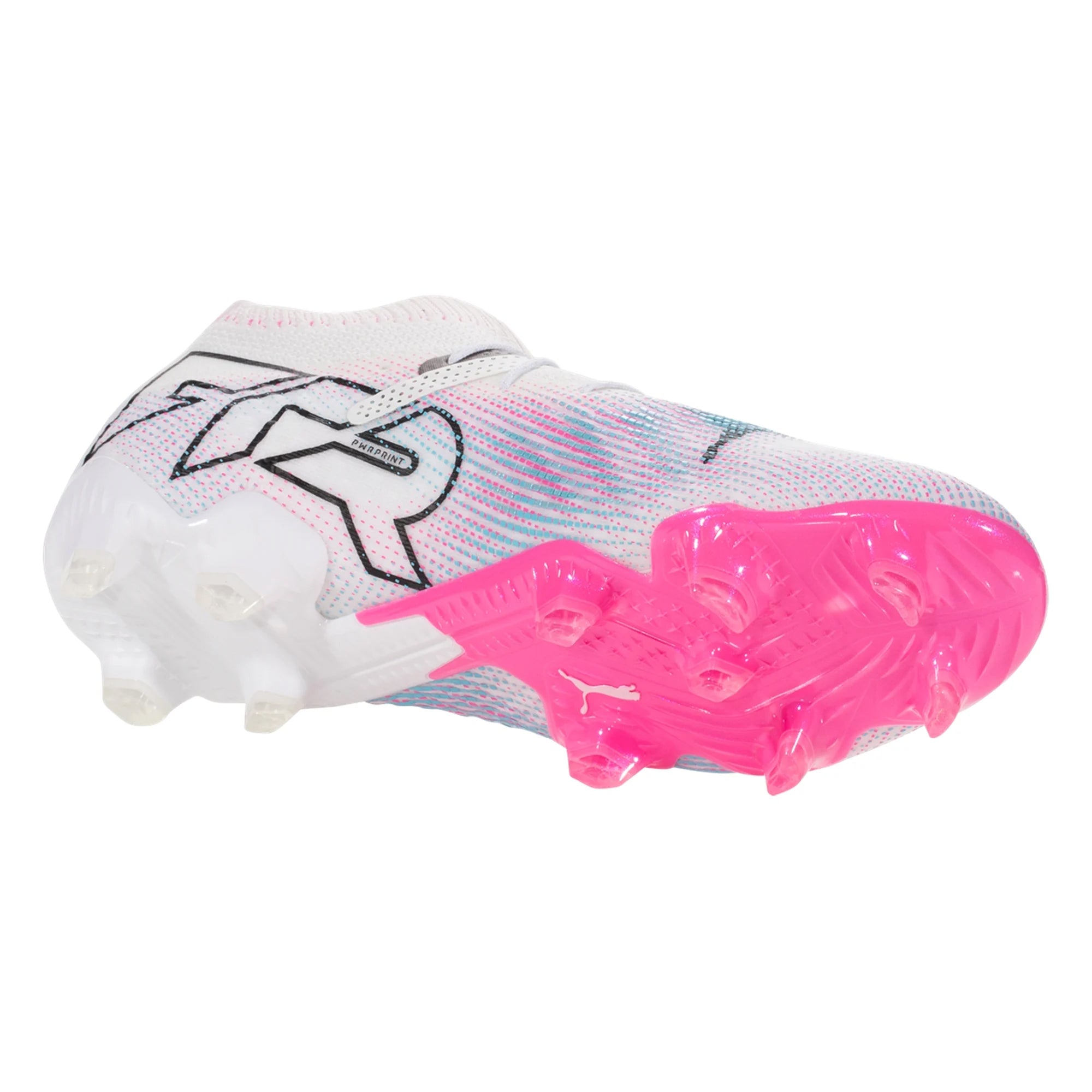 PUMA Future 7 Ultimate FG/AG Soccer Cleats (White/Black/Poison Pink ...