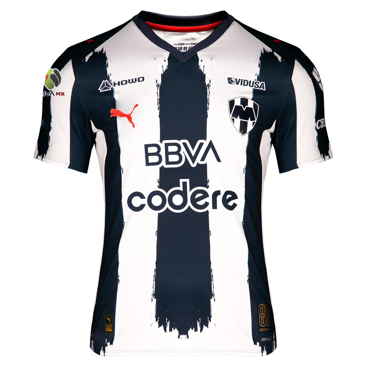 Puma Monterrey Sergio Ramos Home Jersey w/ Liga MX Patch 25/26 (Puma Navy/White)