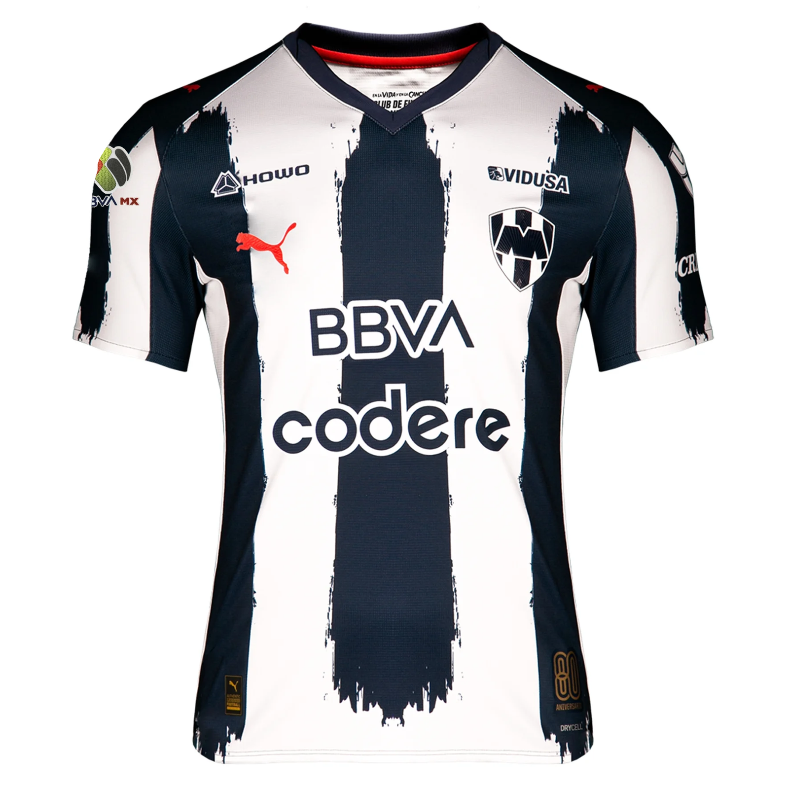 Puma Monterrey Sergio Ramos Home Jersey w/ Liga MX Patch 25/26 (Puma Navy/White)