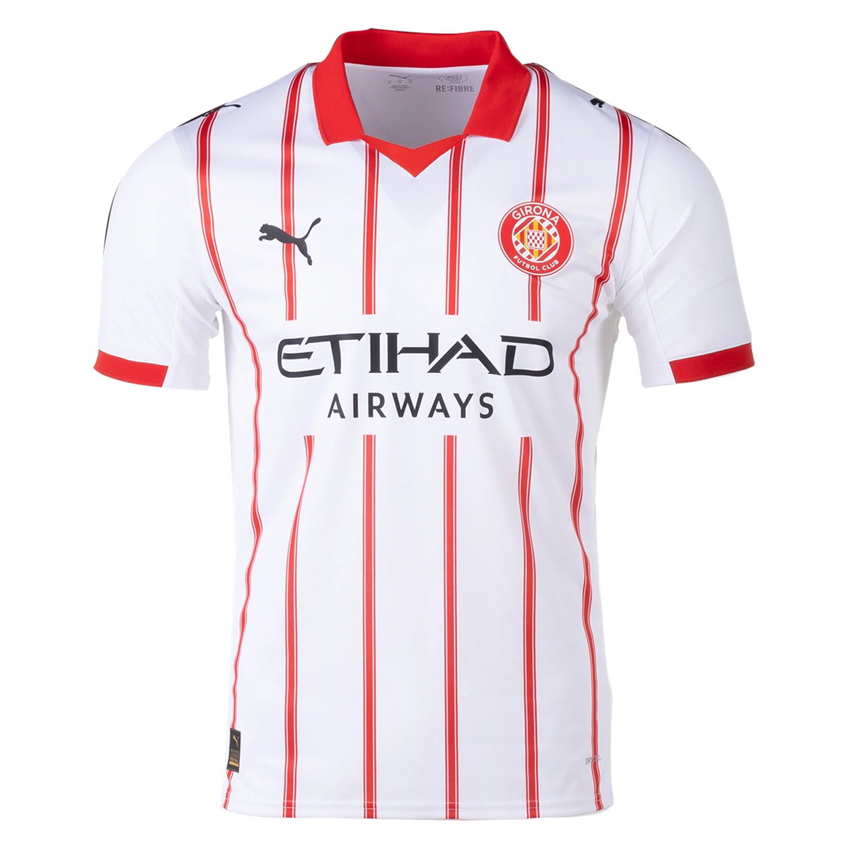 Puma Men's Girona Home Jersey 25/26 (Puma White/Puma Red)