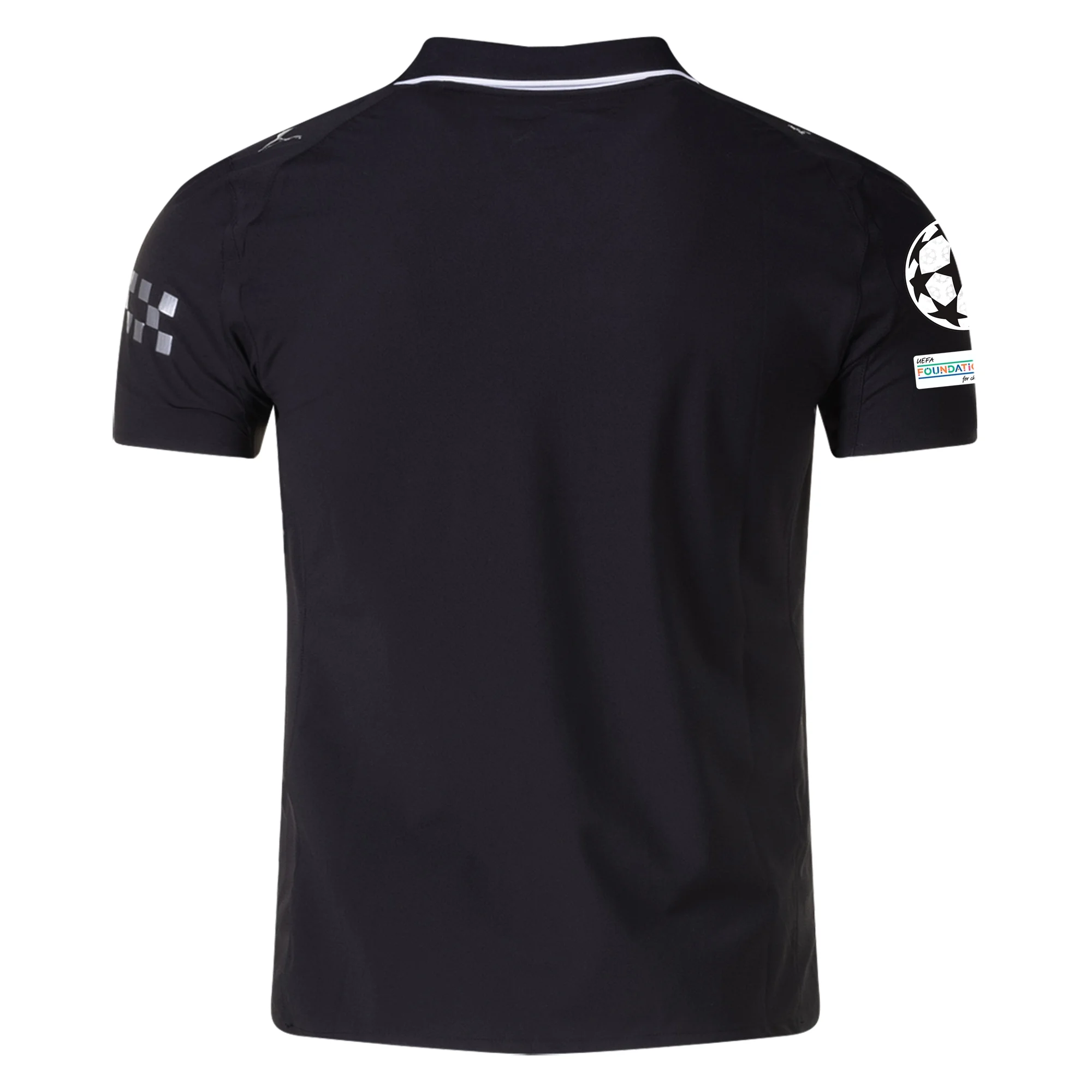 Puma Manchester City Authentic Away Jersey w/ Champions League Patches 25/26 (Puma Black)