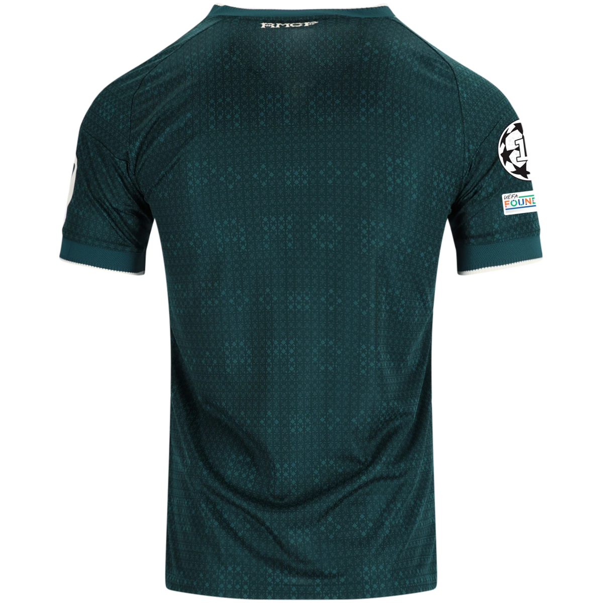 adidas Men's Real Madrid Match Authentic Away Jersey w/ Champions League Patches 26/27 (Green)