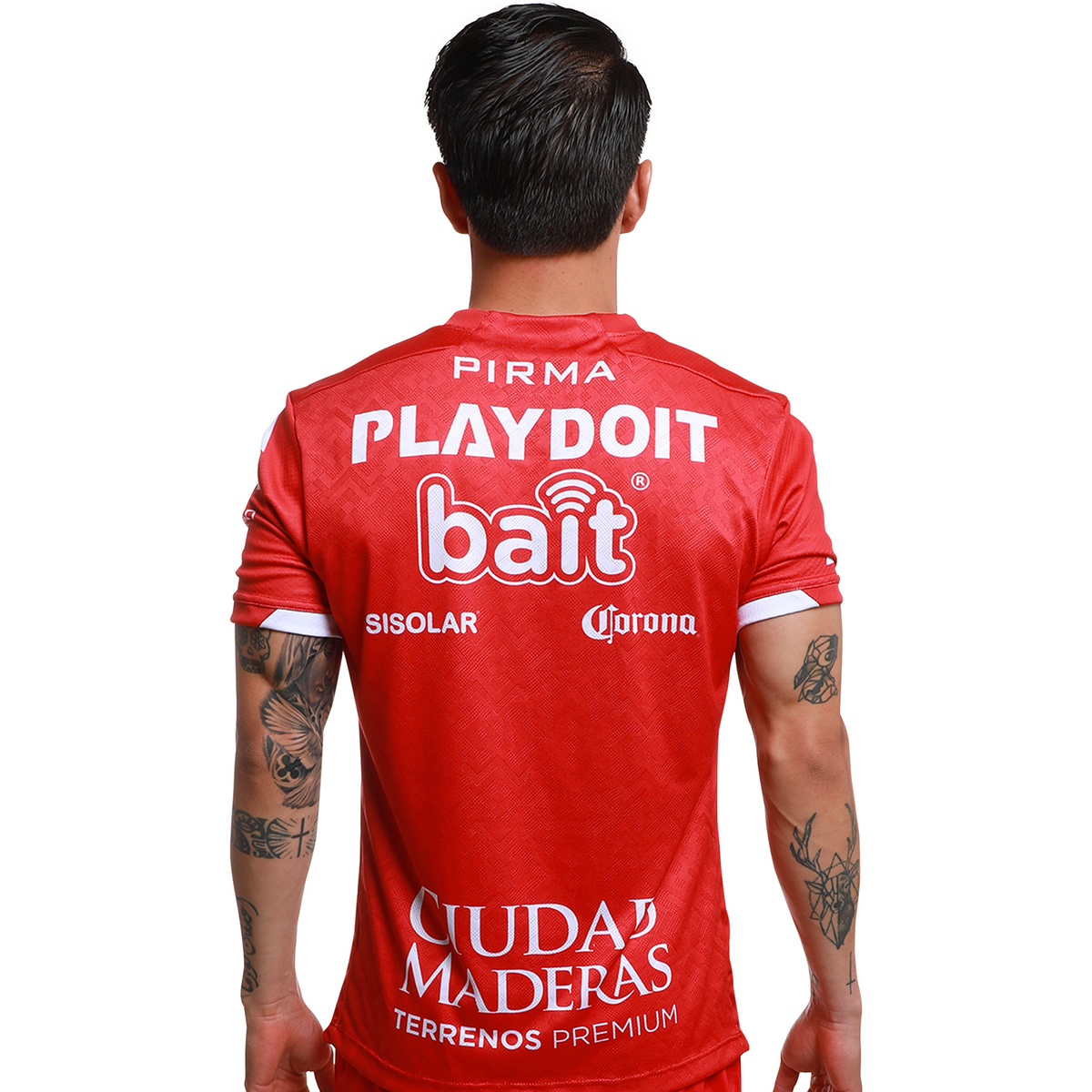 Pirma Men's Necaxa Away Jersey 25/26 (Red/Yellow)