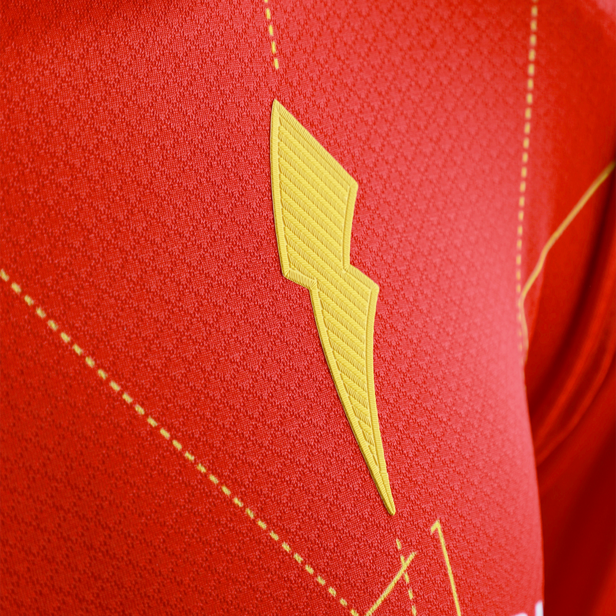 Pirma Men's Necaxa Away Jersey 25/26 (Red/Yellow)