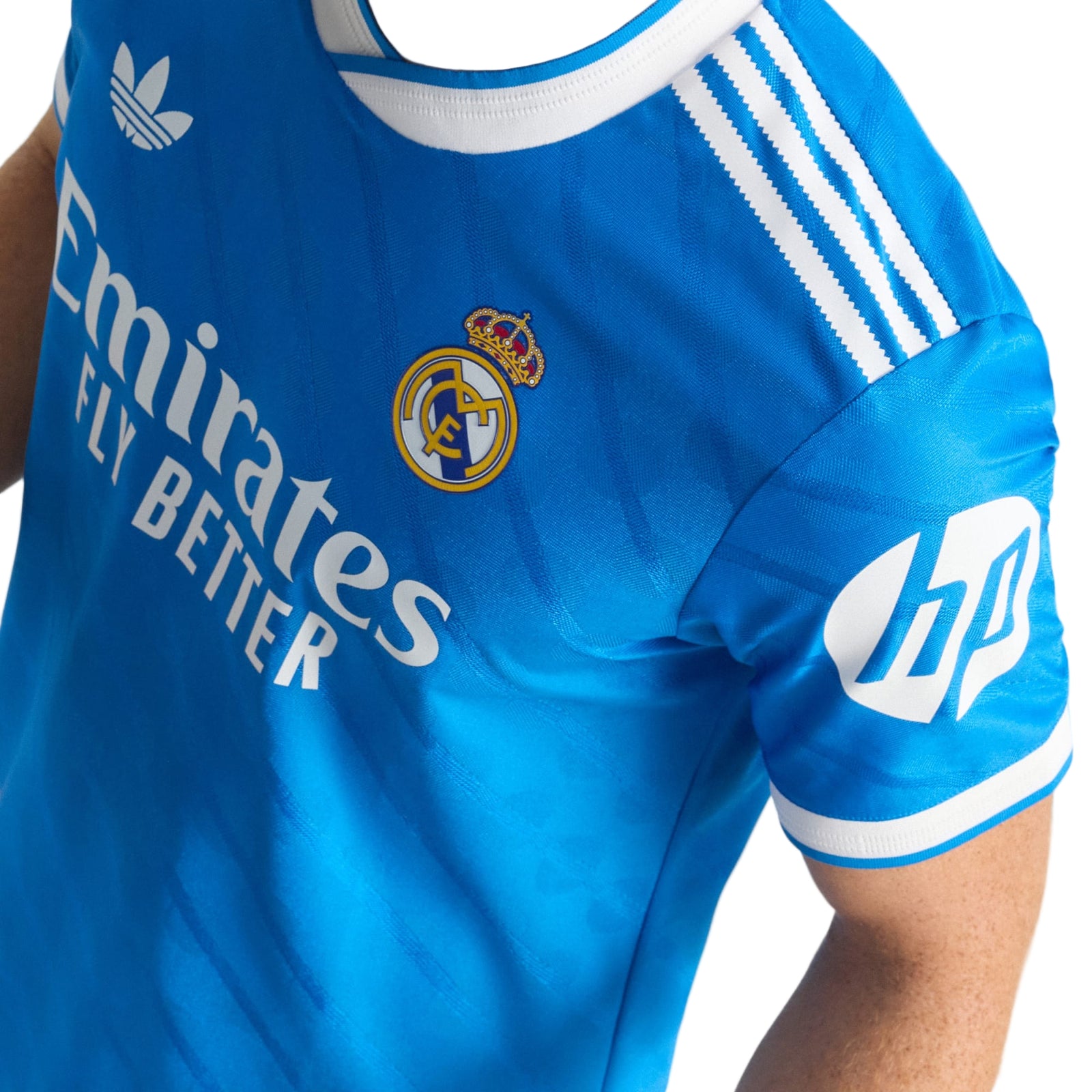adidas Men's Real Madrid 25/26 Authentic Third Jersey (Blue)