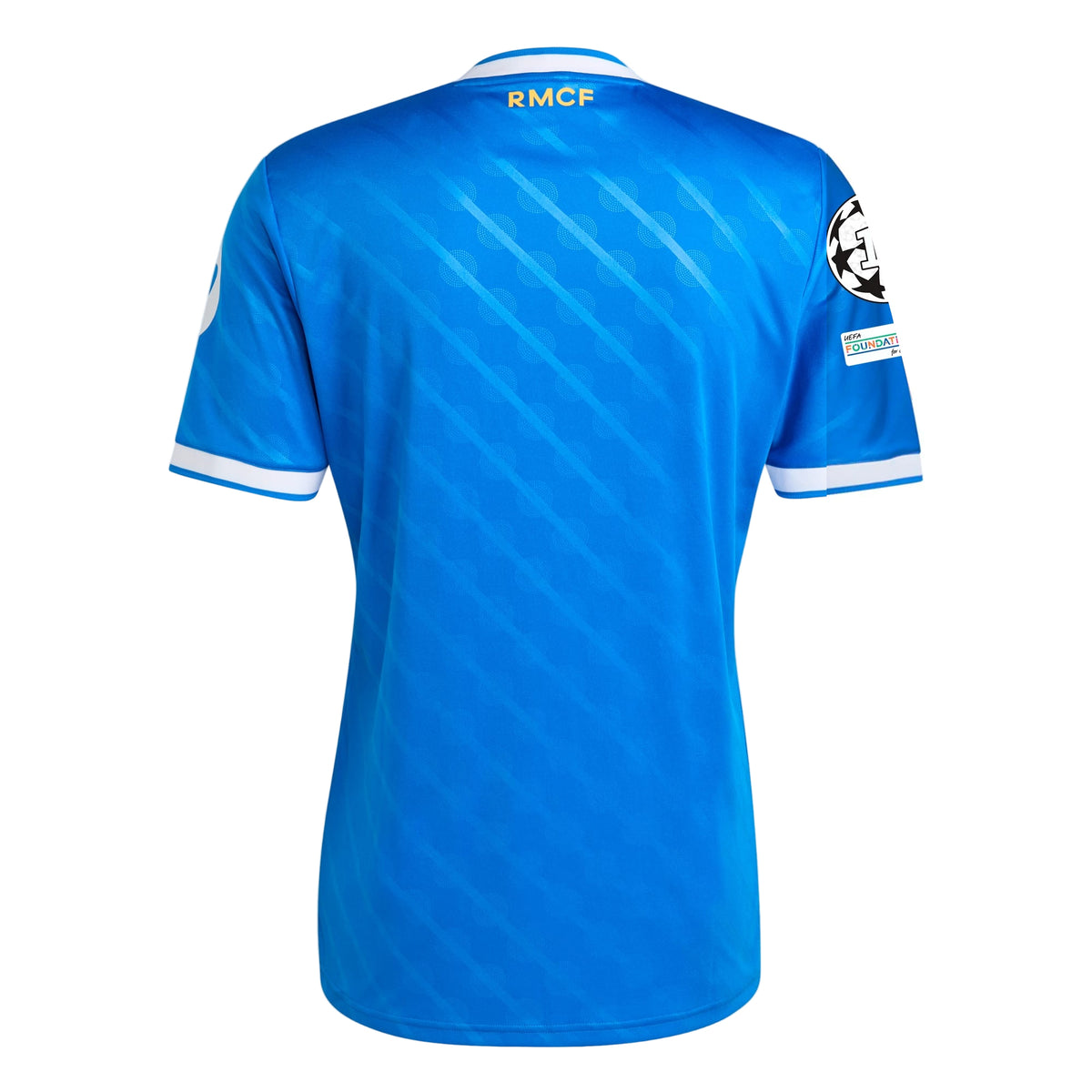 adidas Men's Real Madrid Third Jersey 25/26 w/ Champions League Patches (Blue/White)