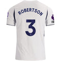 Nike Mens Tottenham Hotspur Andy Robertson Home Jersey w/ EPL + No Room For Racism 26/27 (White)