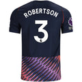 Nike Mens Tottenham Hotspur Andy Robertson Away Jersey w/ EPL + No Room For Racism Patches 26/27 (Obsidan/White)