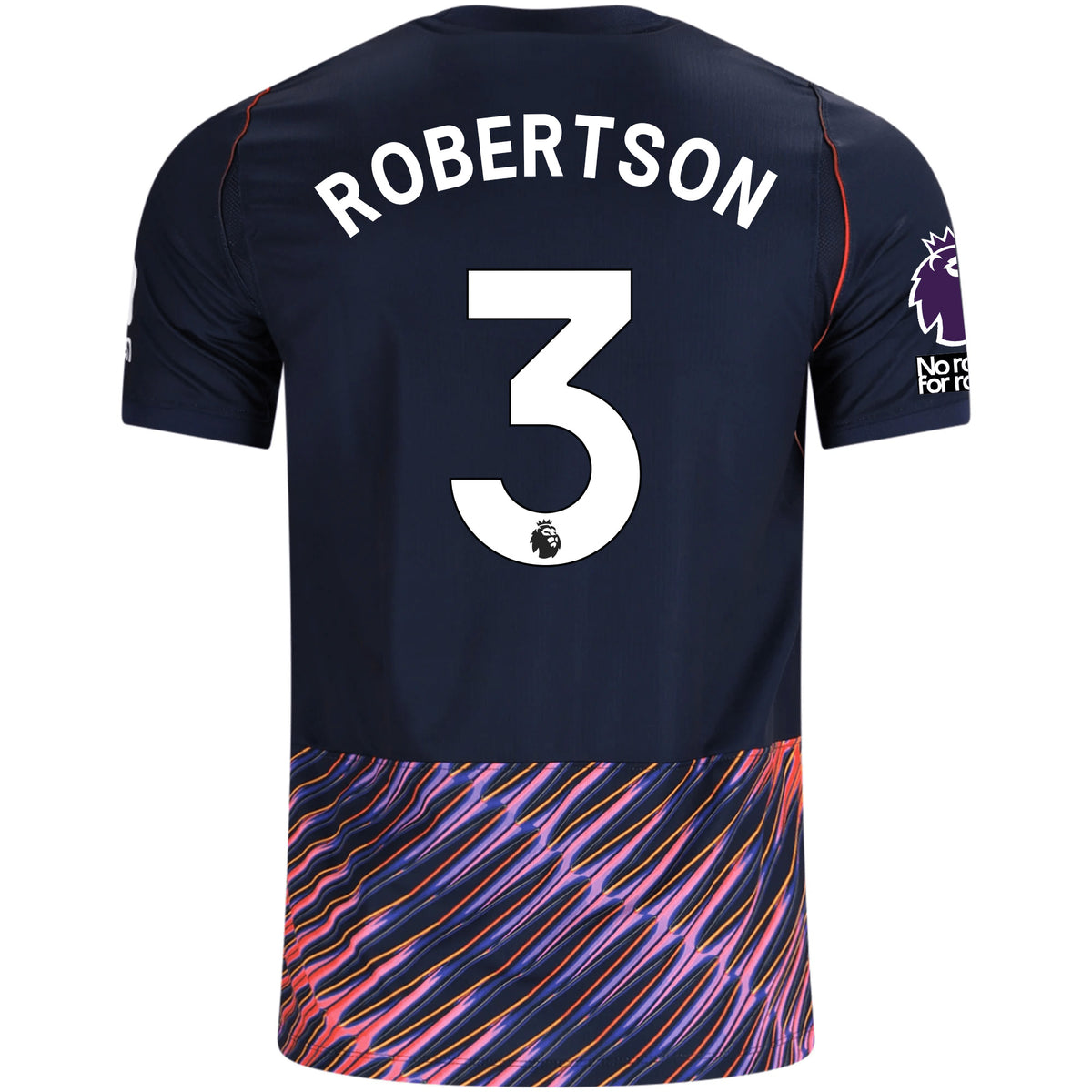 Nike Mens Tottenham Hotspur Andy Robertson Away Jersey w/ EPL + No Room For Racism Patches 26/27 (Obsidan/White)
