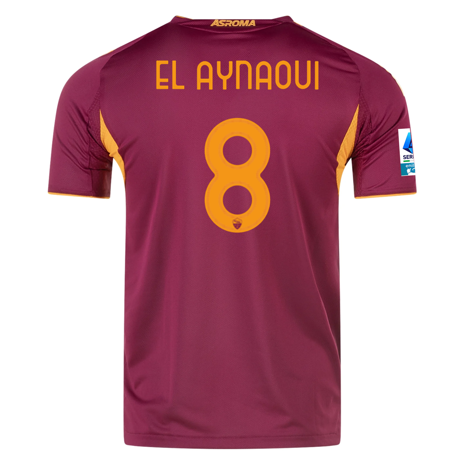 adidas Roma Authentic Neil El Aynaoui Home Jersey w/ Serie A Patch 25/26 (Burgundy)