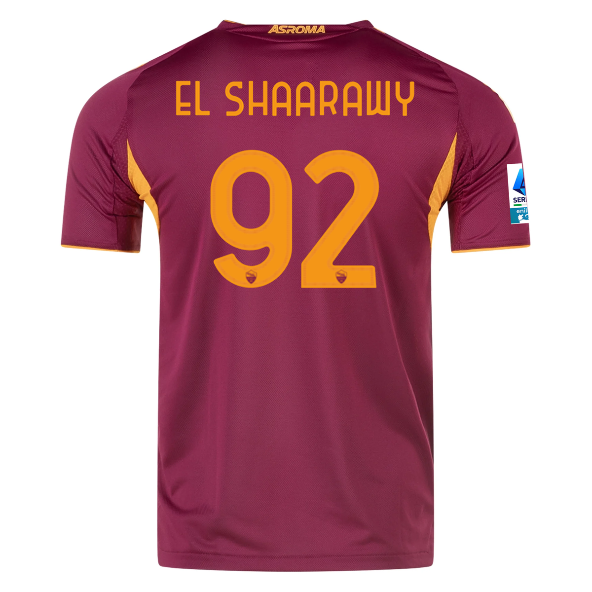 adidas Roma Authentic Stephan El Shaarawy Home Jersey w/ Serie A Patch 25/26 (Burgundy)