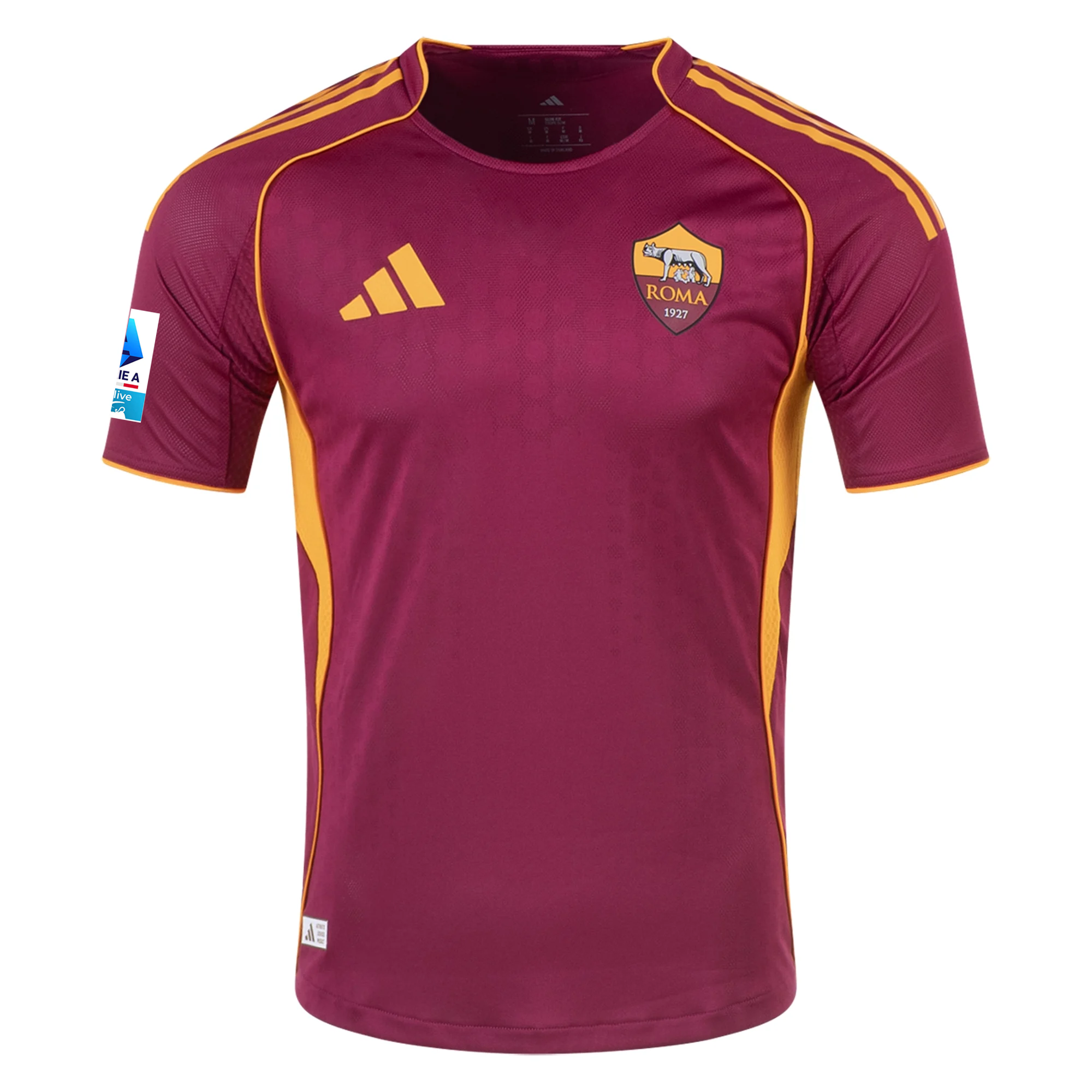 adidas Roma Authentic Konstantinos Tsimikas Home Jersey w/ Serie A Patch 25/26 (Burgundy)