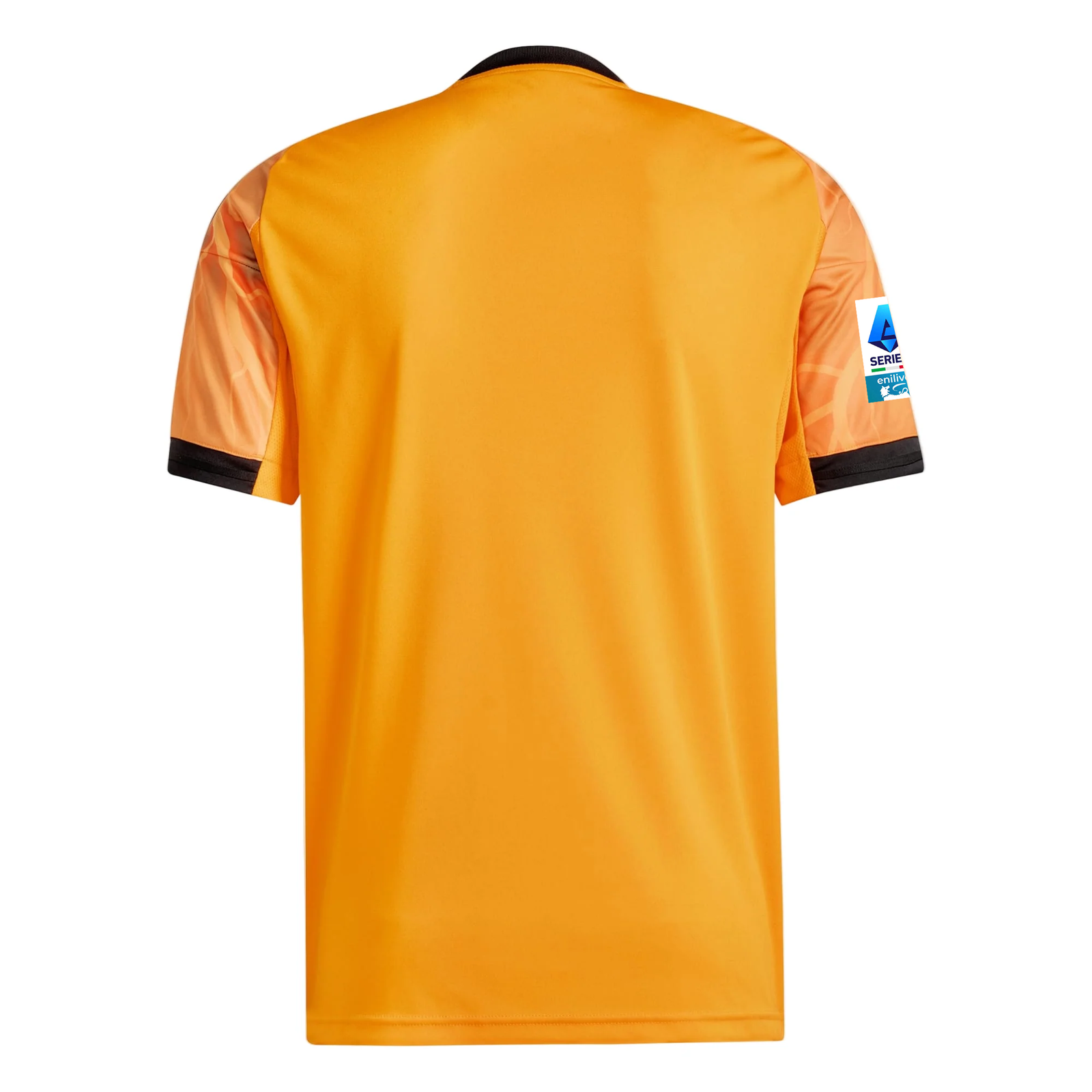 adidas Roma Away Jersey w/ Serie A Patch 25/26 (Orange/Black)