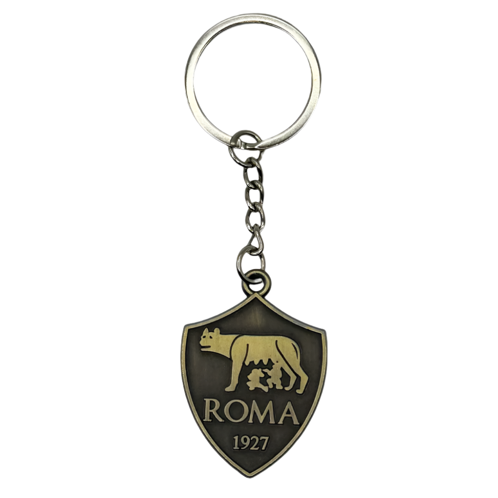 AS Roma Metal Keychain