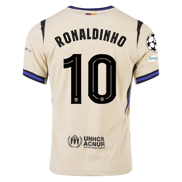 Nike Ronaldinho Men's FC Barcelona Authentic Away Jersey w