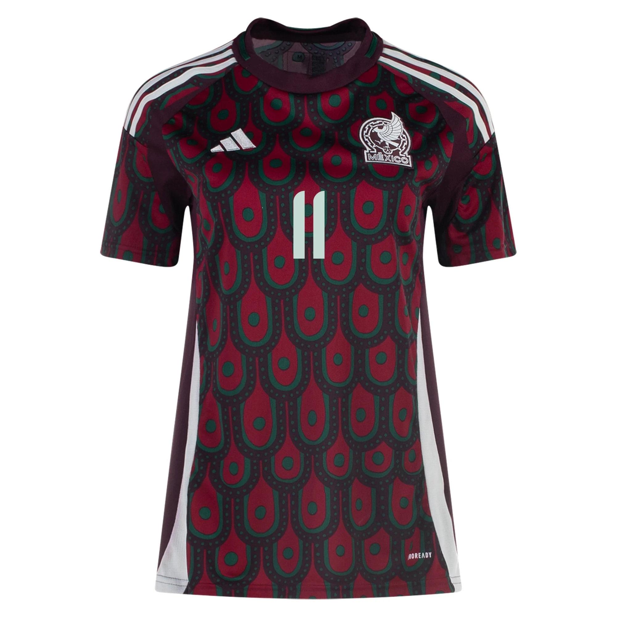 adidas Womens Mexico Santiago Giménez Home Jersey 24/25 (Multicolor)