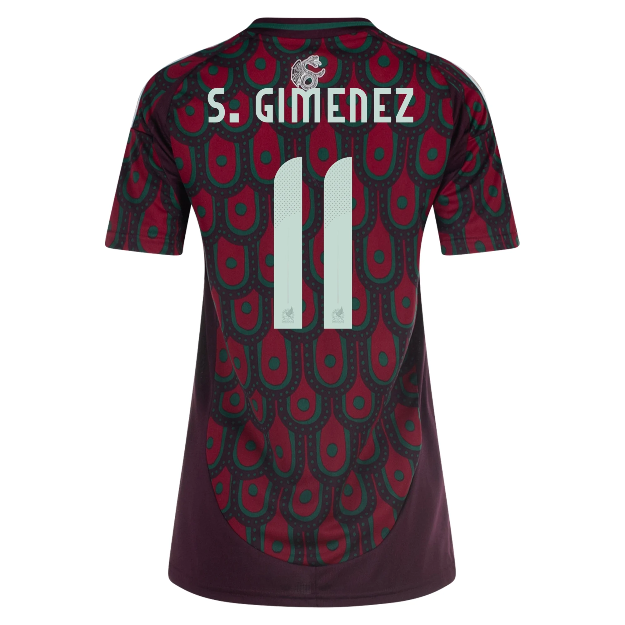 adidas Womens Mexico Santiago Giménez Home Jersey 24/25 (Multicolor)