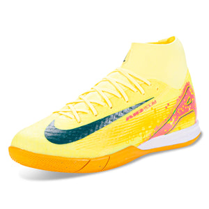 Nike Zoom Superfly 10 Academy KM Indoor Soccer Shoes (Light Laser Orange/Armory Navy)