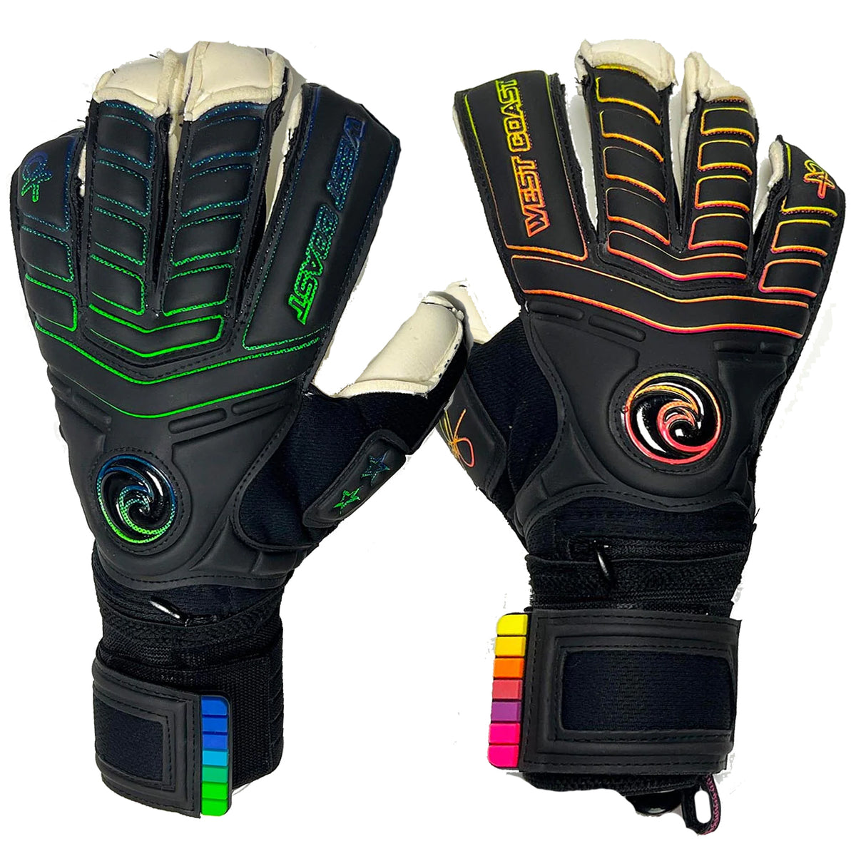 West Coast Spyder S24F Evil Twins Goalkeeper Gloves (Black/Multi Color)