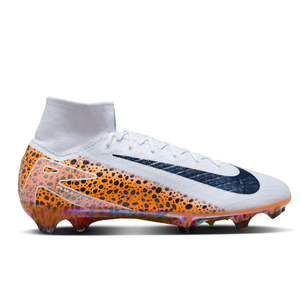 Nike Zoom Superfly 10 Elite FG Soccer Cleats (White/Multi Color)