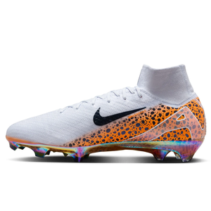 Nike Zoom Superfly 10 Elite FG Soccer Cleats (White/Multi Color)