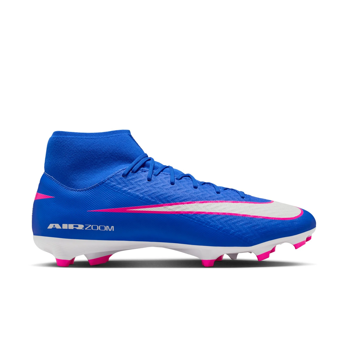 Nike Zoom Superfly 10 Academy FG/MG Soccer Cleats (Racer Blue/White)