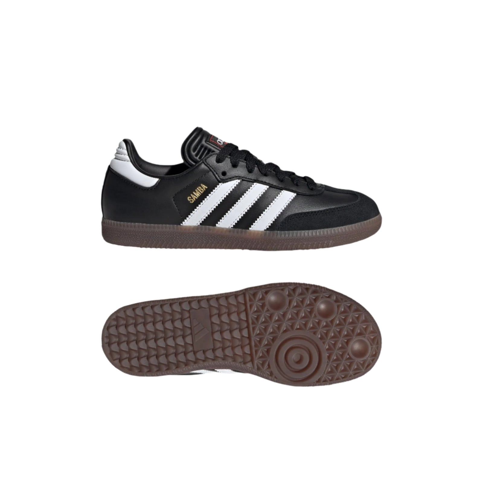 adidas Youth Jr. Samba Soccer Shoes J (Black/White)