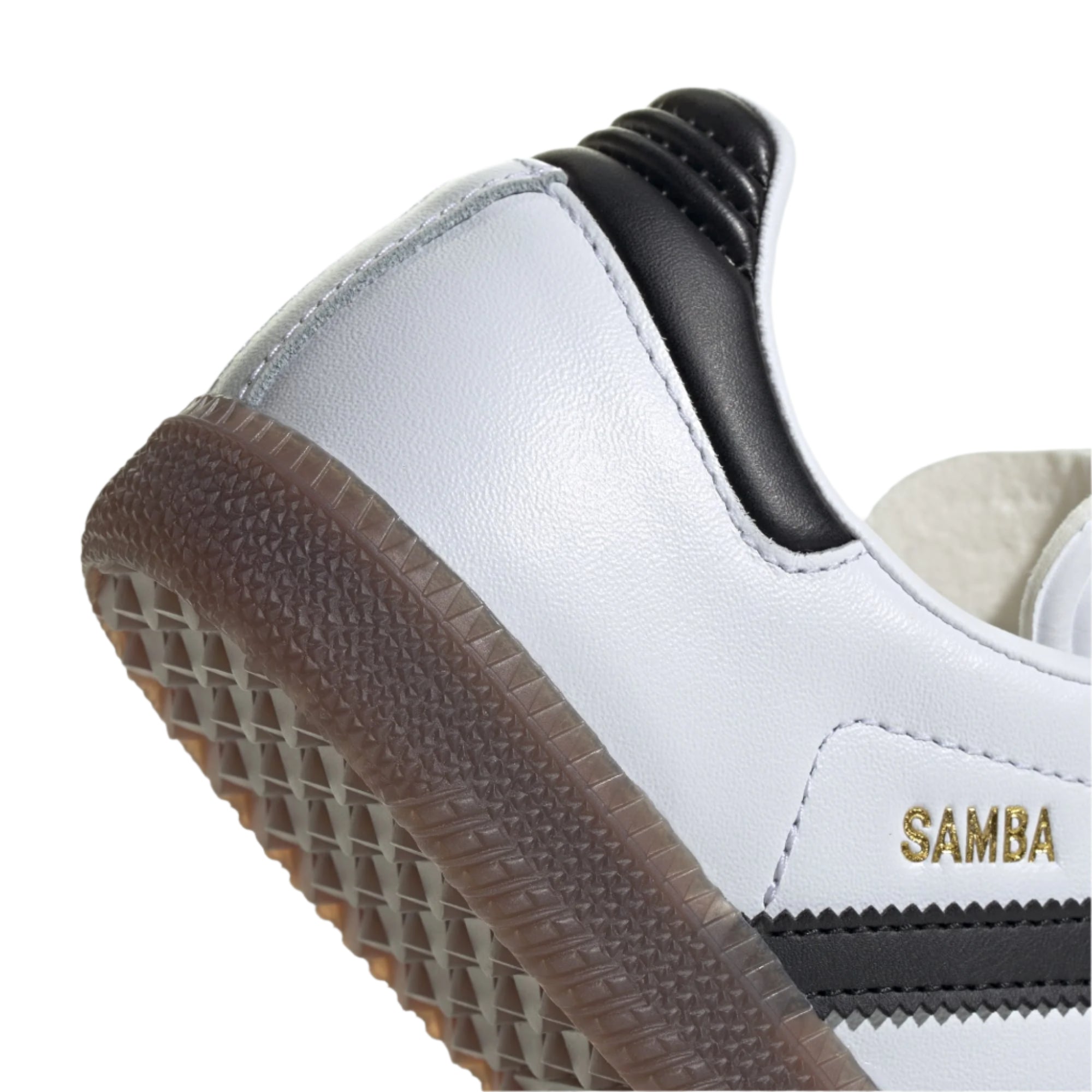 adidas Youth Jr. Samba Soccer Shoes (White/Black)