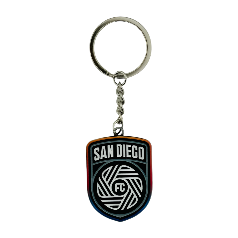 San Diego Full Color Metal Keychain