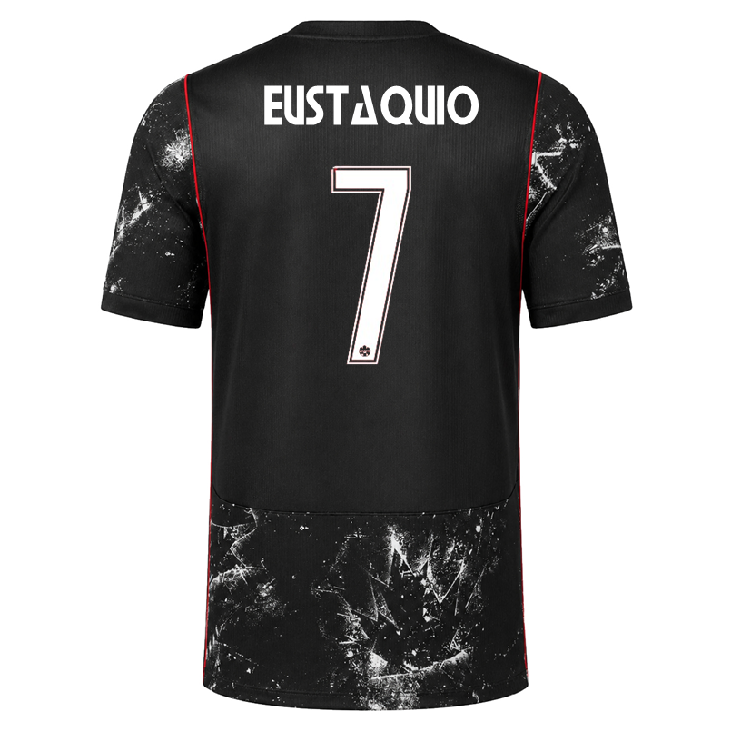 Nike Mens Canada Eustaquio Away Stadium Jersey 2026 (Black/Red)