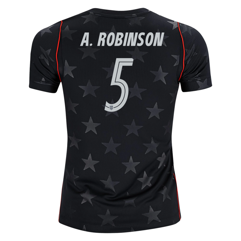 Nike Youth A. Robinson United States Away Stadium Jersey 2026 (Dark Obsidian/Pure Platinum)