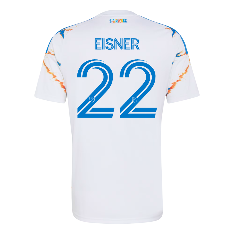adidas Men's Eisner San Diego FC 26/27 Away Replica Jersey (White)