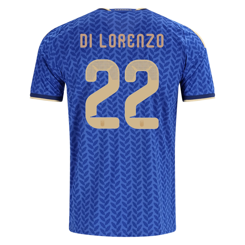 adidas Men's Di Lorenzo Italy Home Replica Jersey 2026 (Bold Blue)