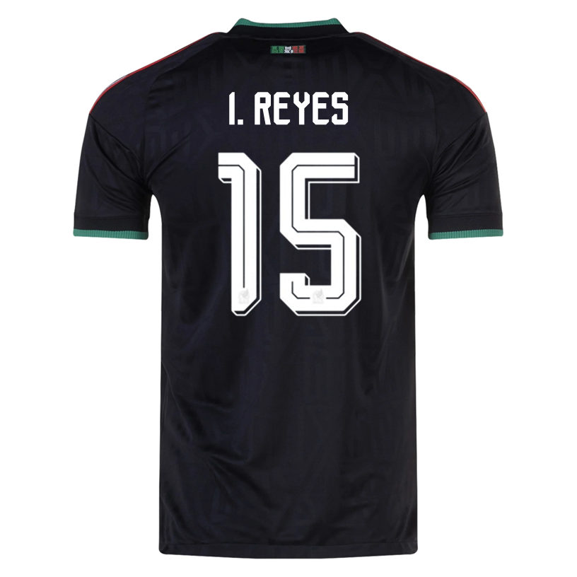 adidas Men's Mexico I. Reyes Authentic Match Third Jersey 2026 (Black)