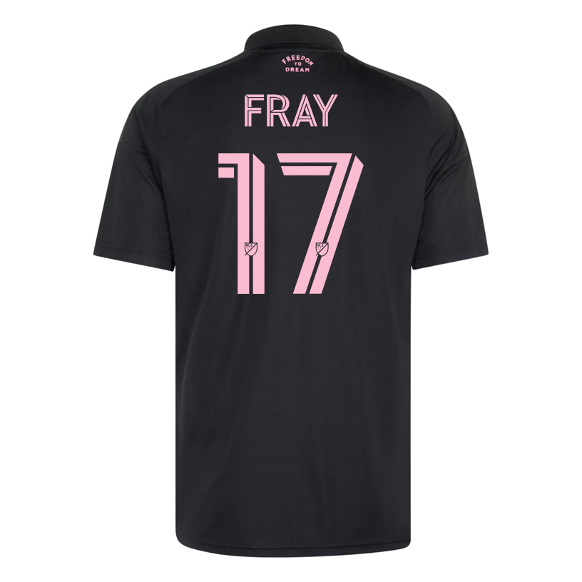 adidas Men's Fray Inter Miami CF 26/27 Away Jersey (Black/Pink)