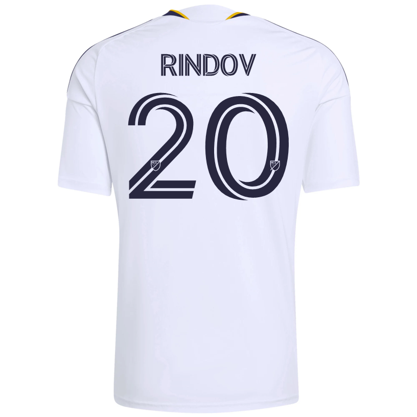 adidas Men's Rindov LA Galaxy Home Replica Jersey 26/27 (White)