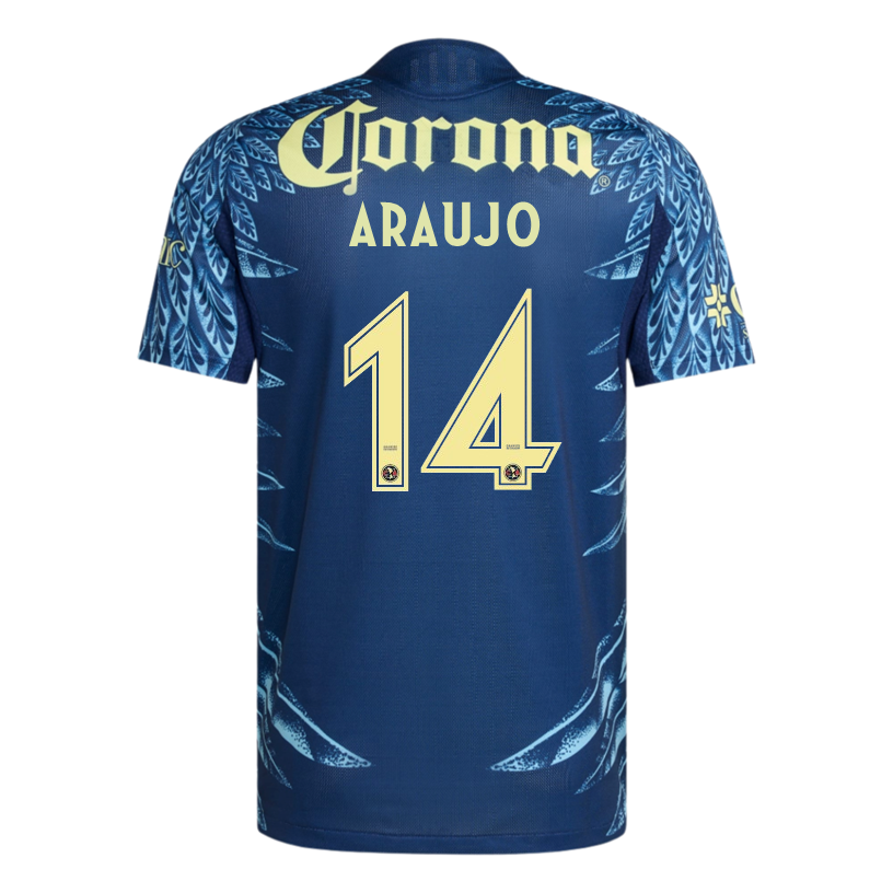 adidas Araujo Men's Club América 25/26 Authentic Away Jersey (Blue)