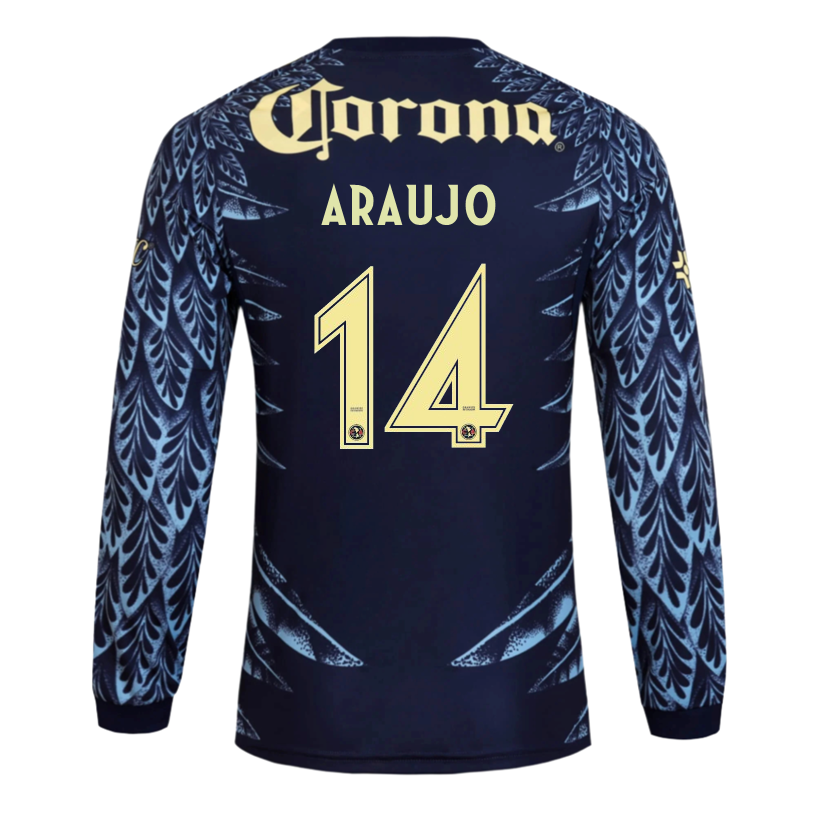 adidas Araujo Club América 25/26 Away Long Sleeve Jersey (Blue)