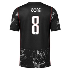 Nike Mens Canada Kone Away Stadium Jersey 2026 (Black/Red)