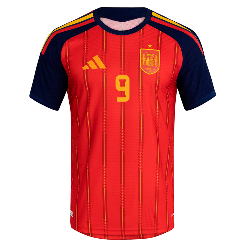adidas Men's Joselu Spain Authentic World Cup Home Jersey 2026 (Vivid Red)