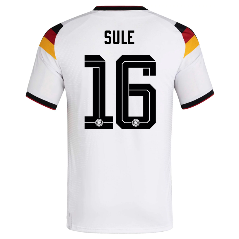 adidas Men's Sule Germany Authentic Home World Cup Jersey 2026 (White/Black)