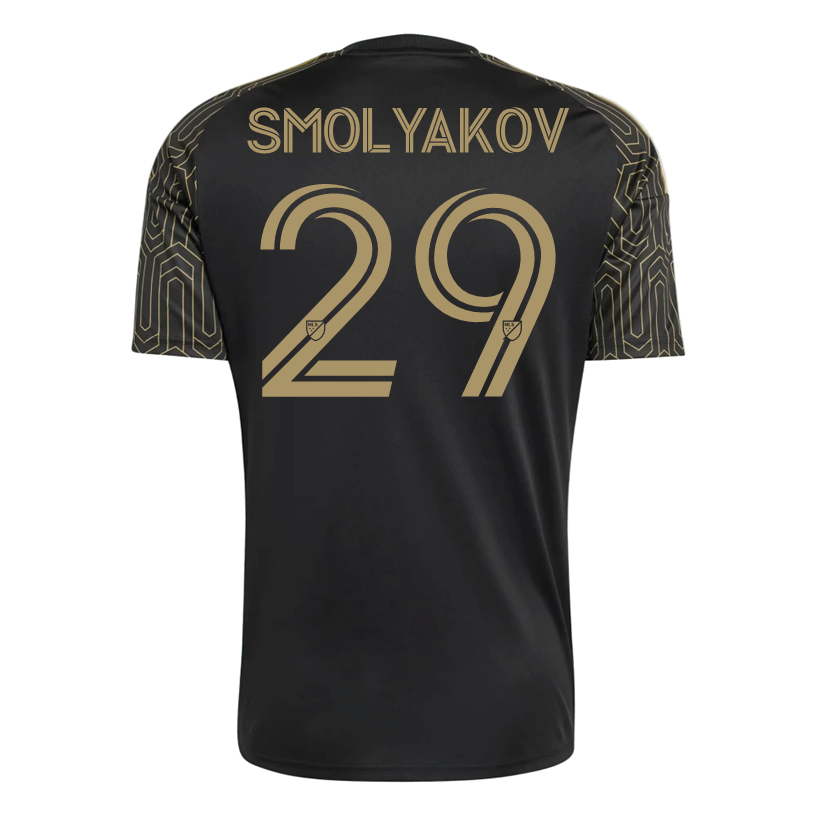 adidas Men's Smolyakov LAFC Replica Home Jersey 26/27 (Black/Gold)