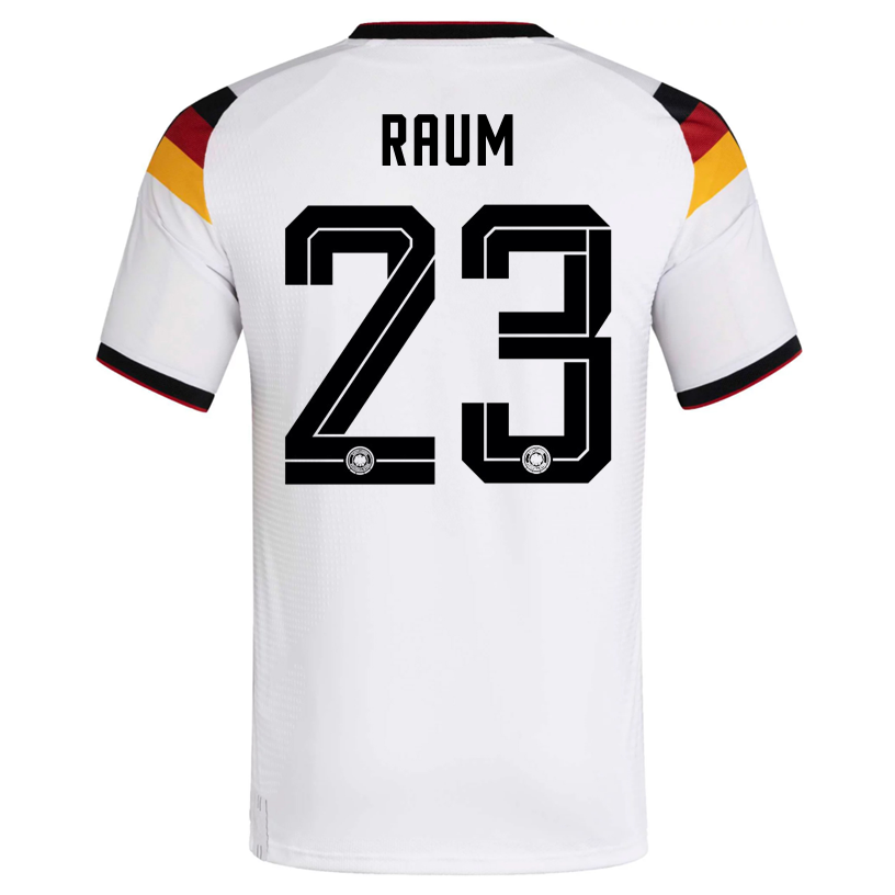 adidas Men's Raum Germany Authentic Home World Cup Jersey 2026 (White/Black)